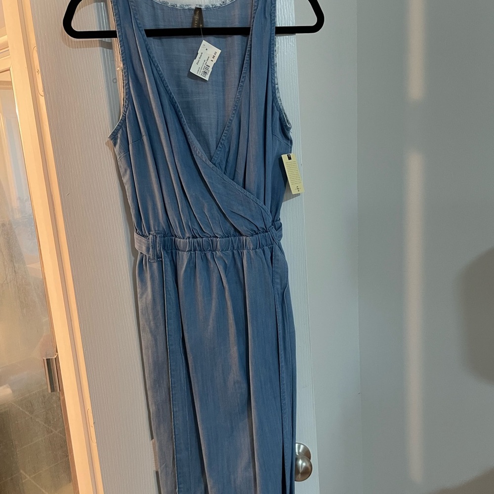 Stetson denim pinto ranch dress NWT size m